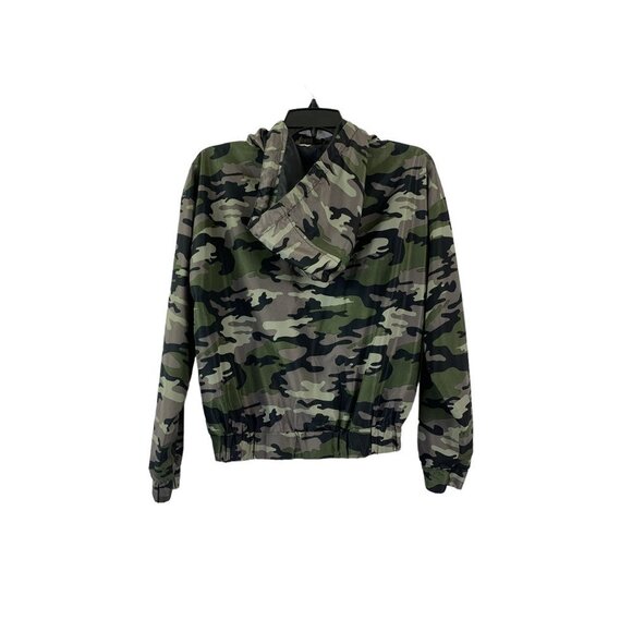 Justify Women's Camouflage Zipper Jacket With Hood - Picture 2 of 7